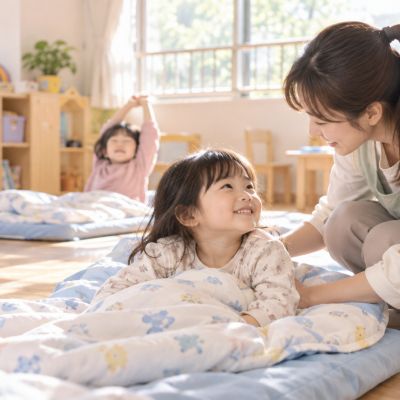 睜開眼睛和老師說聲午安，迎接舒服的午後。