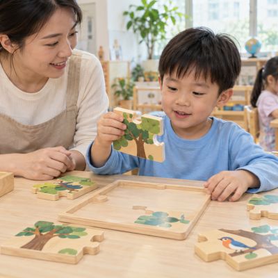先看看圖案，再找找有哪些拼圖片。