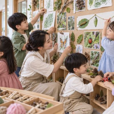 把線索排成一面故事牆：照片、拓印、圖畫與模型各自找到位置，串起完整的探索過程。