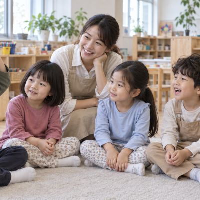 先說說我的家：孩子圍坐地毯，分享家裡的人、門口的樣子和最喜歡的角落。